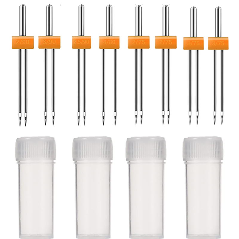 Twin Needle Stretch - 3PCS จักรเย็บผ้าเข็มคู่คู่เข็มยืดคู่ 3/75 3/80 3/90 เข็มเย็บผ้าสําหรับเย็บปักถักร้อย