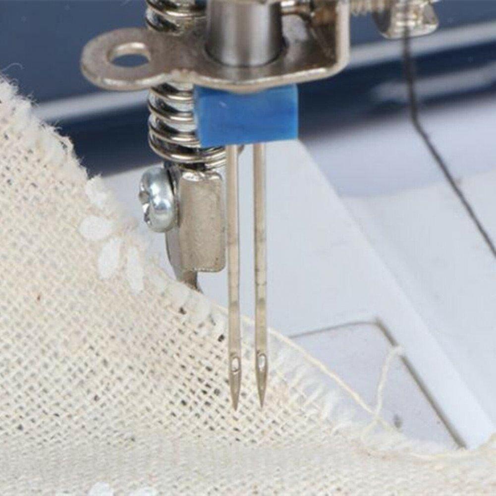 Twin Needle Stretch - ชุดเข็มเย็บผ้าคู่สำหรับงานฝีมือ สแตนเลส ขนาด 2 3 4