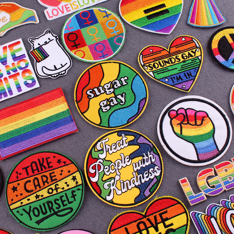 Rainbow แพทช์บนเสื้อผ้าเกย์ Pr - Velcro Sew On บทวิจารณ์และราคา