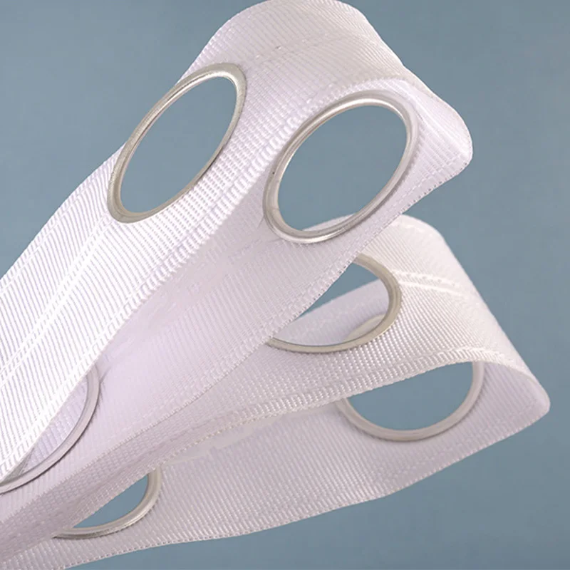 เทปเจาะรูตาไก่สำหรับม่านสีขาว  - Sewing Eyelet Fabric บทวิจารณ์และราคา