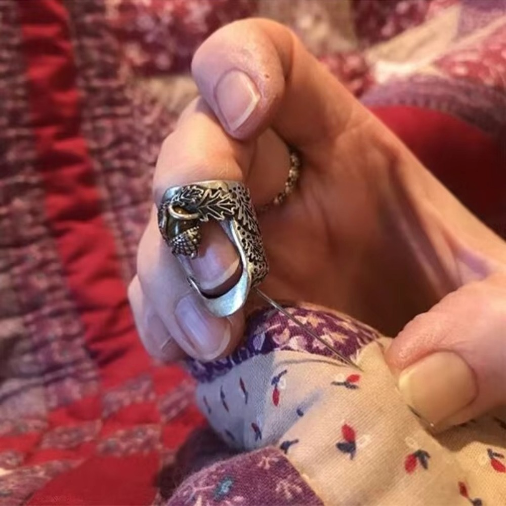 ปลอกนิ้วโลหะคุณภาพสูง ทนทาน ปร - Sewing Thimble Metal บทวิจารณ์และราคา