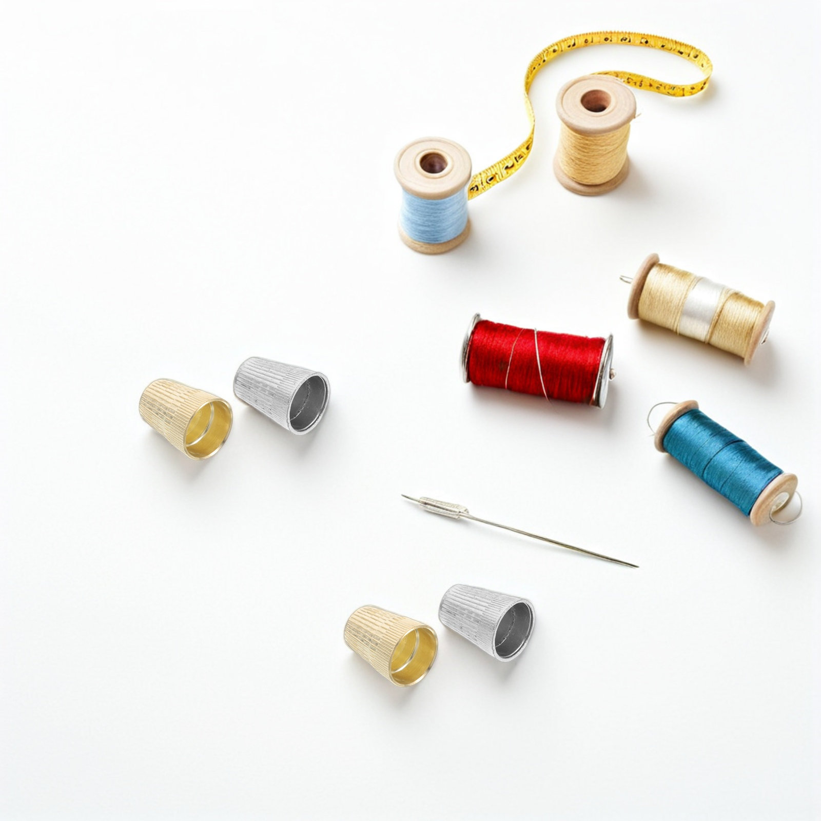 ปลอกนิ้วโลหะวินเทจสำหรับงานเย็ - Sewing Thimble Metal บทวิจารณ์และราคา