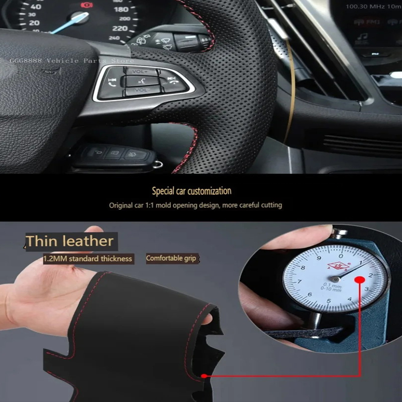 ปลอกหุ้มพวงมาลัยรถยนต์หนังเย็บ - Sewing Gt บทวิจารณ์และราคา