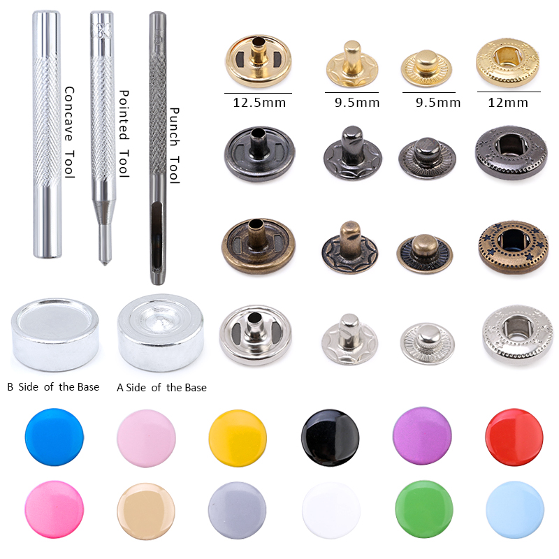 หนังปุ่ม Snap ตัวยึดโลหะ Snaps - Button Hole Cutter บทวิจารณ์และราคา