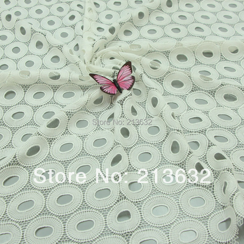ผ้าลูกไม้ปักลายฉลุสีขาวคุณภาพส - Sewing Eyelet Fabric บทวิจารณ์และราคา