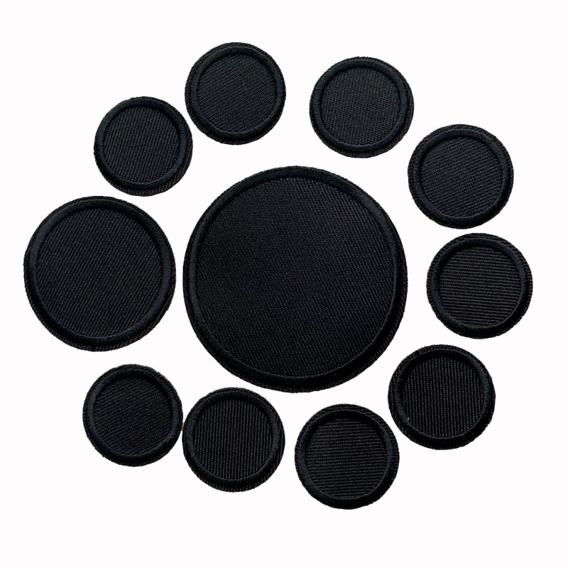 5 ชิ้นสีดํารอบแพทช์สําหรับเสื้ - Velcro Sew On บทวิจารณ์และราคา