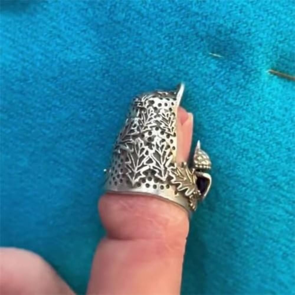 ปลอกนิ้วโลหะแบบเปิดสำหรับงานฝี - Sewing Thimble Metal บทวิจารณ์และราคา
