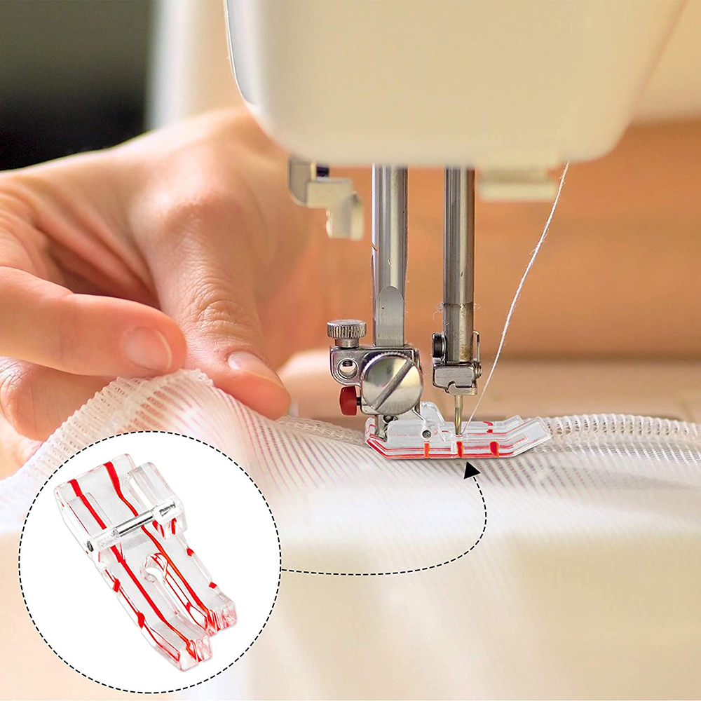 1/2Pcs Border GUIDE Presser เท - Sewing Tt บทวิจารณ์และราคา