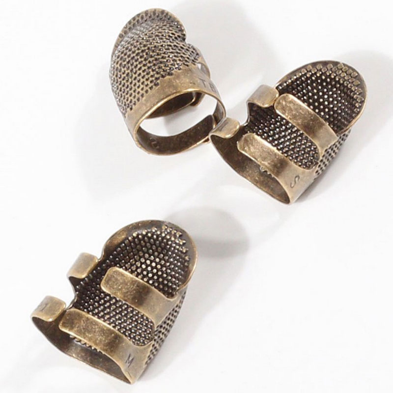 ปลอกนิ้วป้องกันเข็มเย็บผ้า ทำจ - Sewing Thimble Metal บทวิจารณ์และราคา