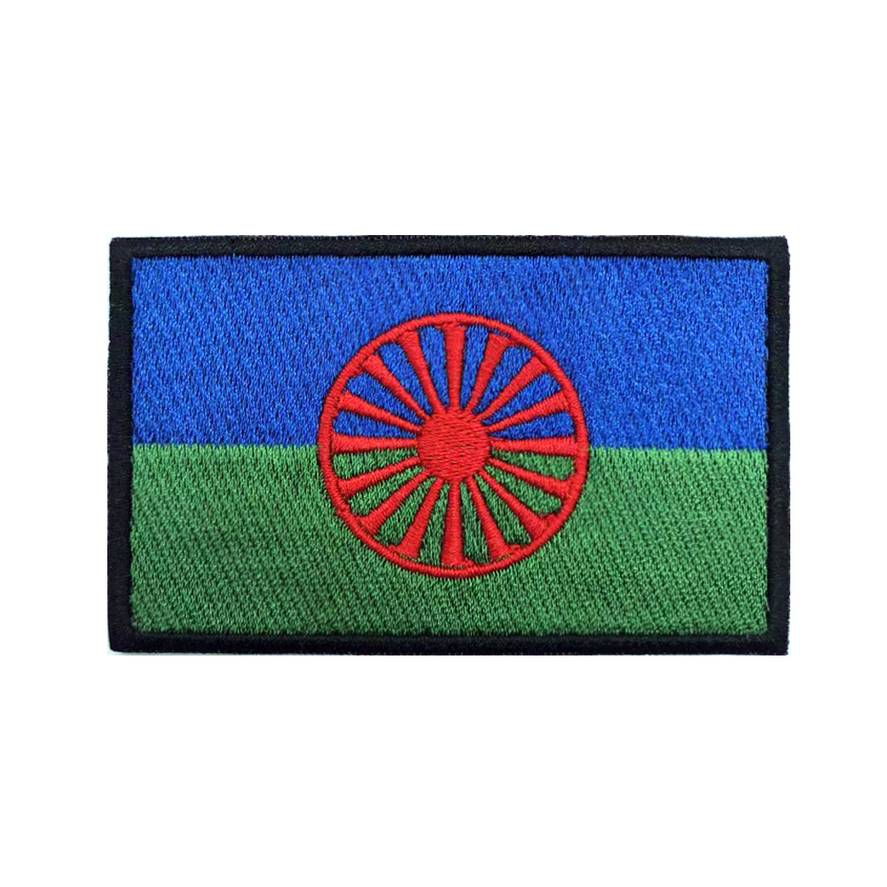 Rom ยิปซีธง Romani แพทช์ Armba - Velcro Sew On บทวิจารณ์และราคา