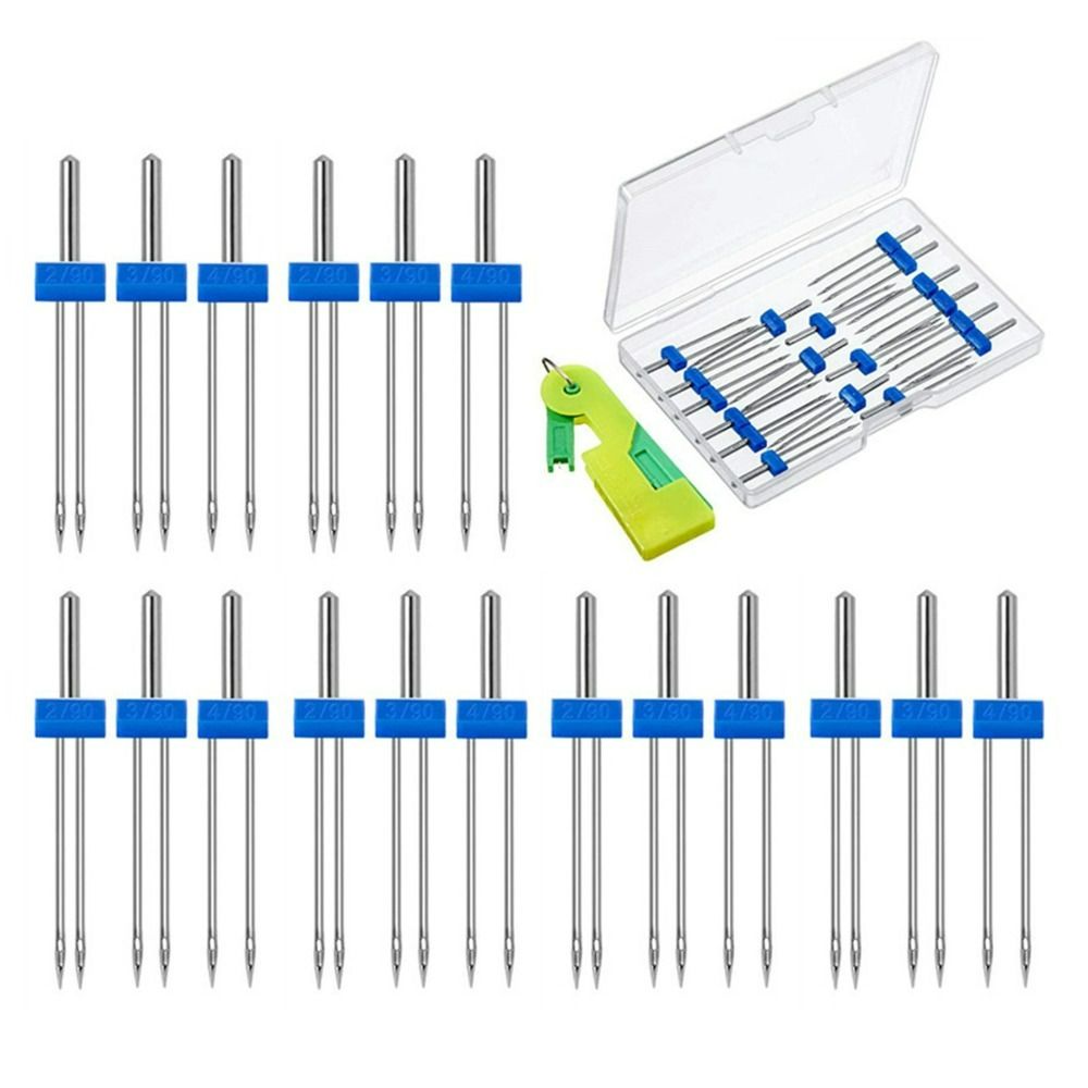 เข็มเย็บผ้าสแตนเลส 18 ชิ้น แบบ - Twin Needle Stretch บทวิจารณ์และราคา