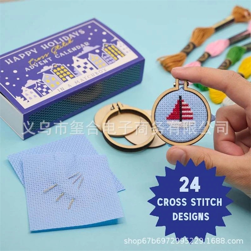 ชุดปักครอสติชปฏิทินนับถอยหลัง  - Embroidery Floss Thread บทวิจารณ์และราคา