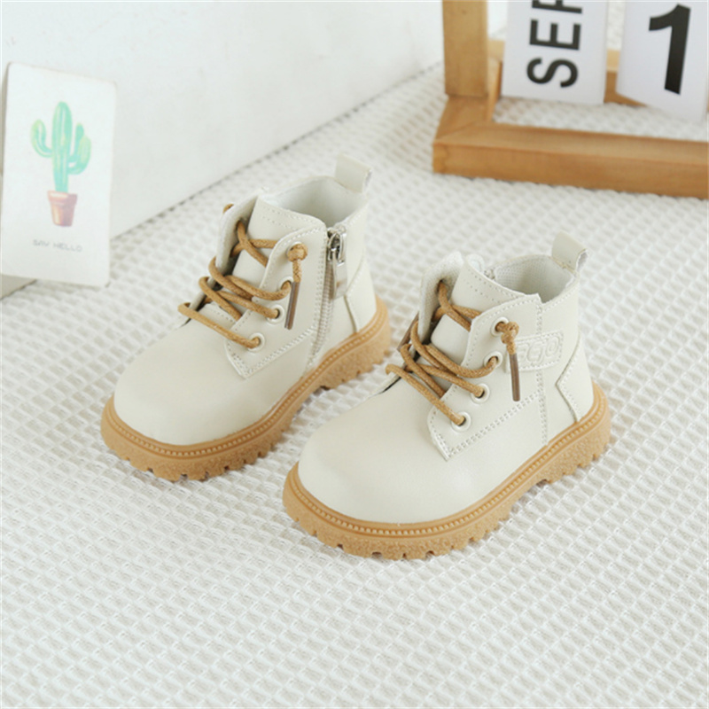 รองเท้าบูทเด็กหนังสไตล์อังกฤษส - Sewing Gt บทวิจารณ์และราคา