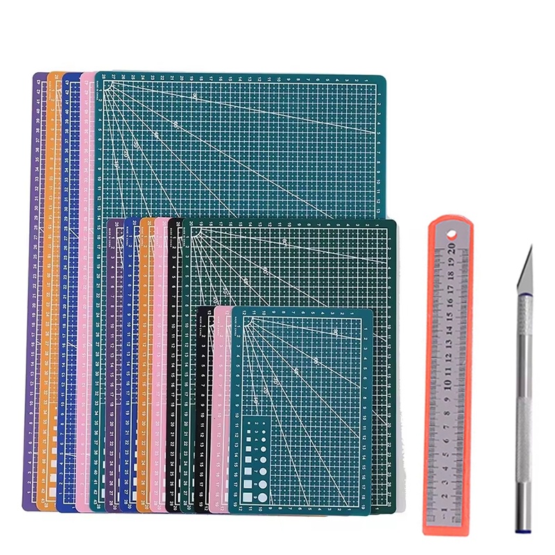 ชุดแผ่นรองตัดงานฝีมือแบบซ่อมแซ - Cutting Mat Self Heal บทวิจารณ์และราคา